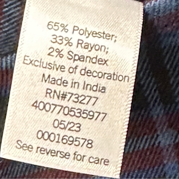 SO Junior Wrap Mini Skirt / Short, Plaid Skort, Scotland Style, Size 7 NWOT - Picture 6 of 7